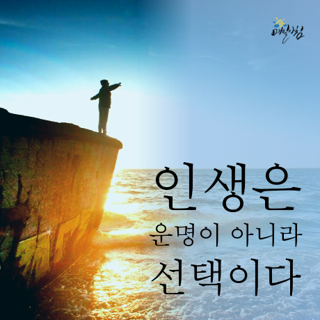  [매일아침좋은글] 인생은 운명이 아니라 선택이다 