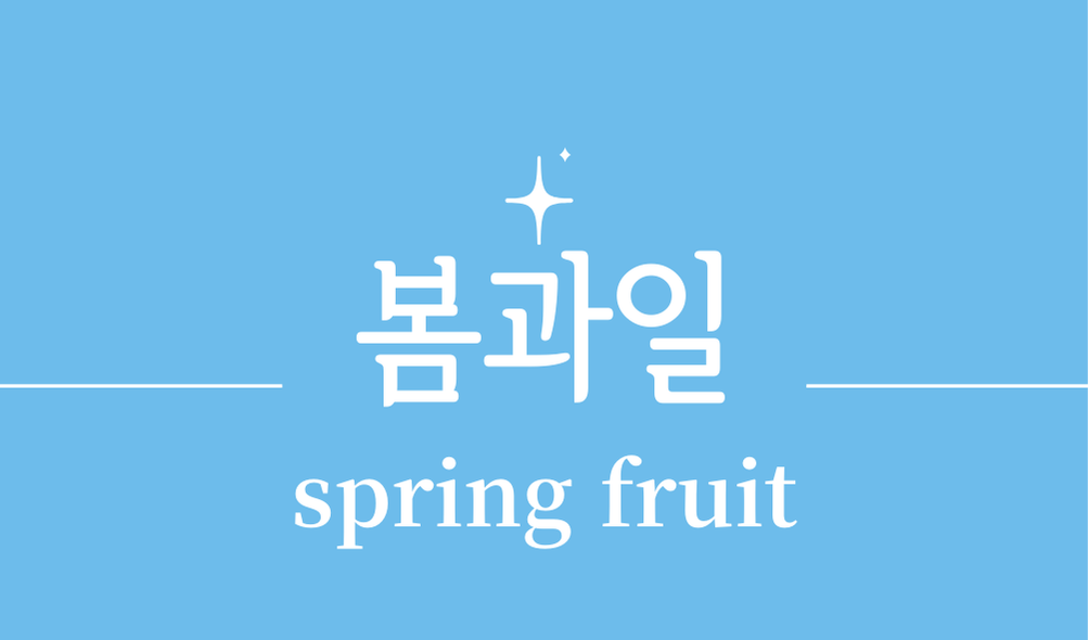 '봄과일(spring fruit)'