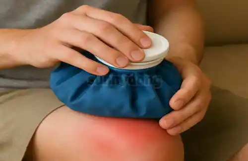 지네 물렸을때, 냉찜질 이미지