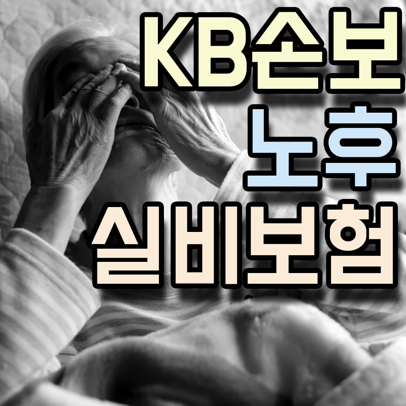  KB손해보험 KB손보 노후실손의료비보장보험 정보 알아보기