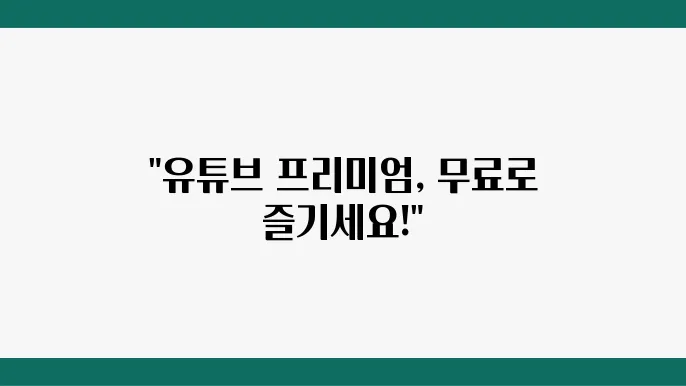 유튜브 프리미엄 우회 방법과 주의사항