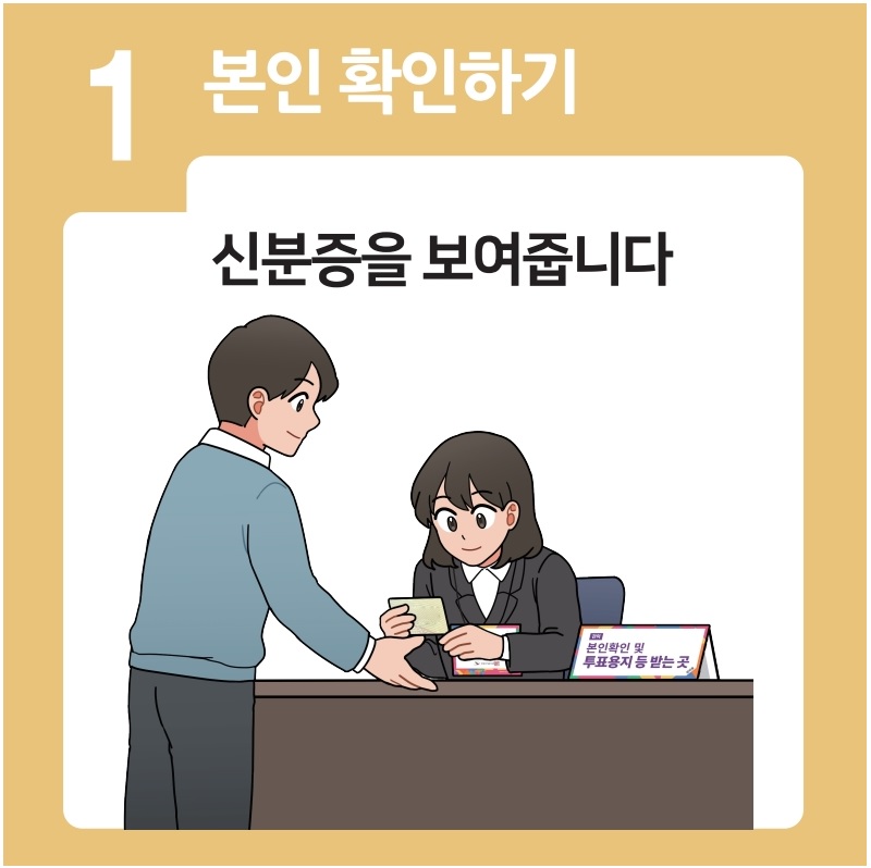 2025년 제21대 대통령선거 사전투표방법(선거일 포함)