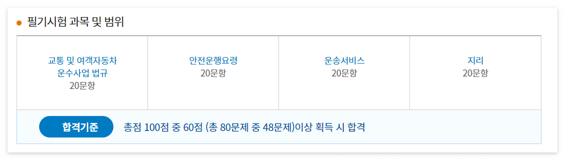 택시자격증 취득방법