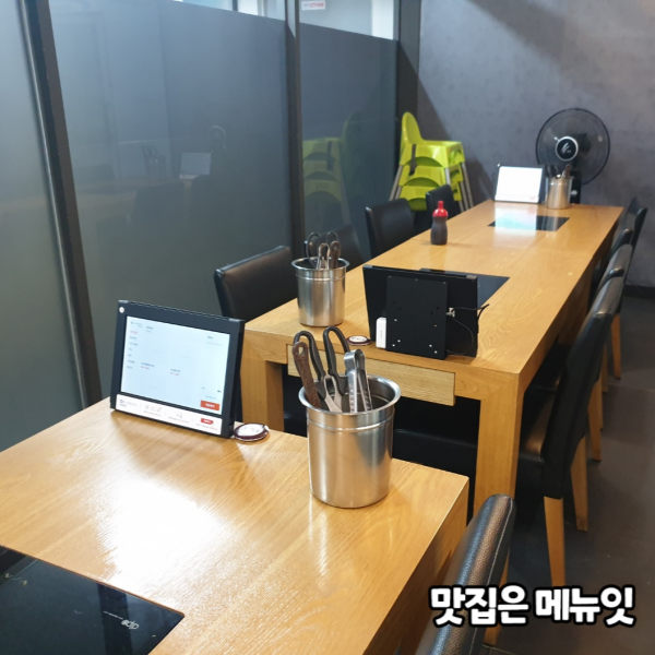  이금옥샤브샤브칼국수 샤브샤브집 테이블오더 메뉴잇 설치 사례