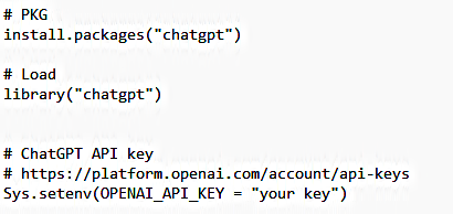 chatgpt 인스톨&#44; 로드 및 API Key 입력