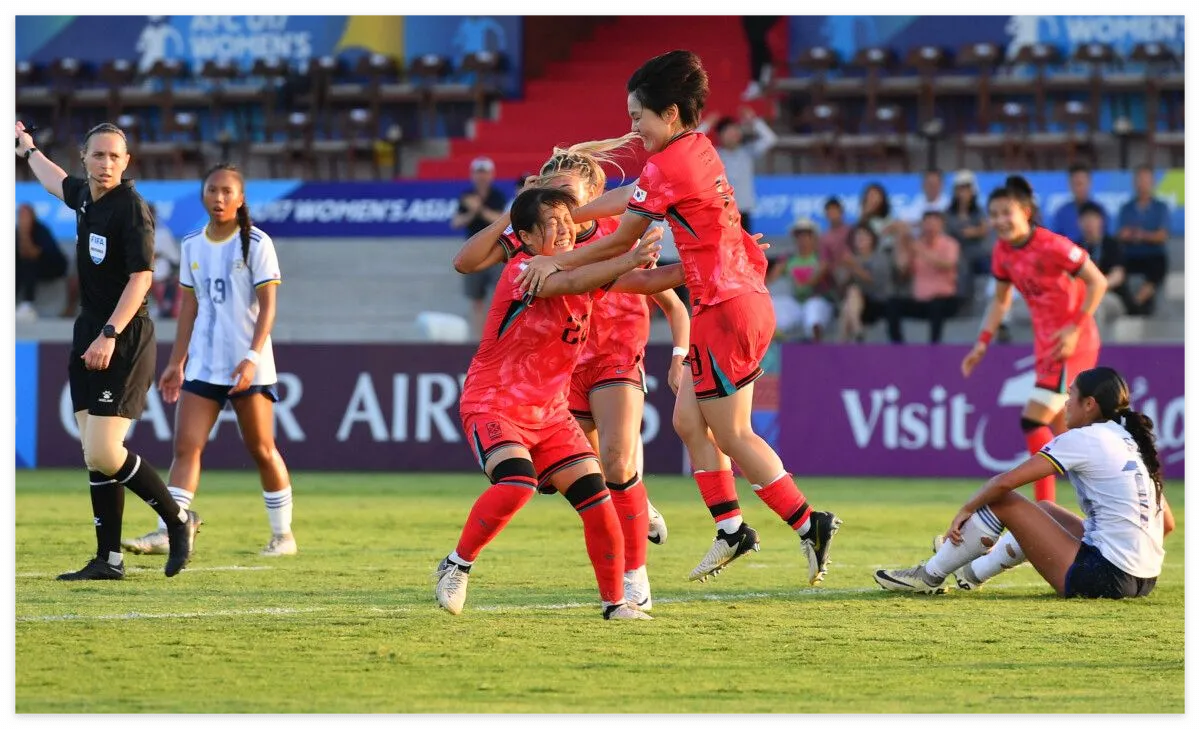 U17 여자 축구 무승부