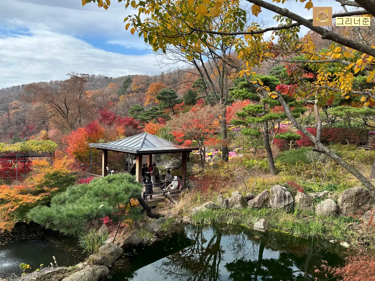 경기도-광주-화담숲-정자-단풍