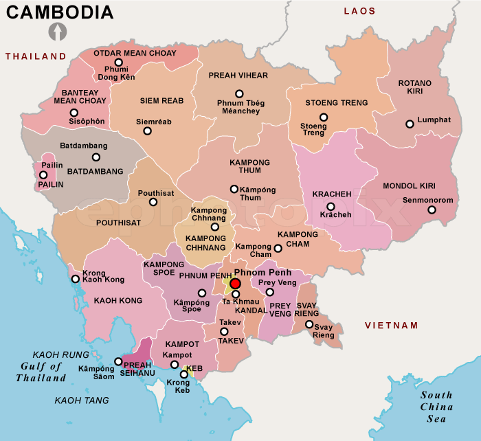 캄보디아 지도 
캄보디아 행정구역
캄보디아 행정구역도
캄보디아 행정구역 지도