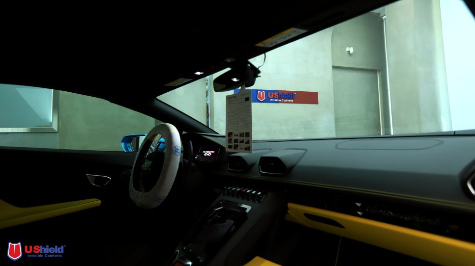 람보르기니 Urakan Evo RWD 스파이더 - Ushield Abys Tinting, PPF 작업 검토 21