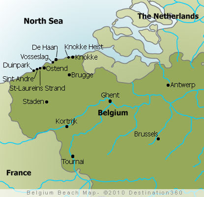 제1차 세계대전 벨기에 지도