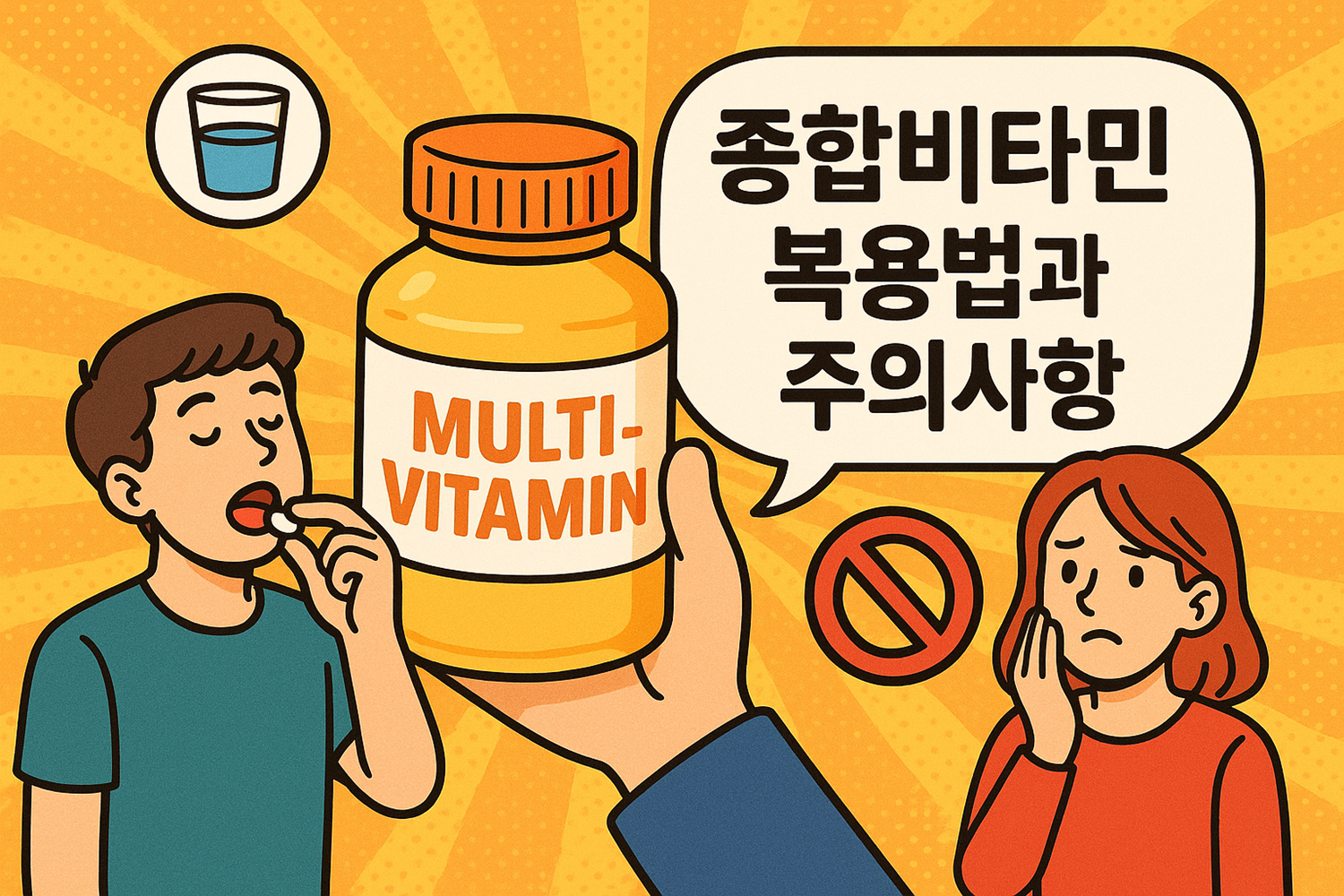 종합비타민 복용법과 주의사항