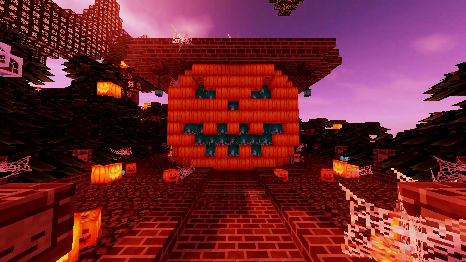 Minecraft 建築設計図 ハロウィン風 四角のかぼちゃ Homoo의 즐거운 게임 세상