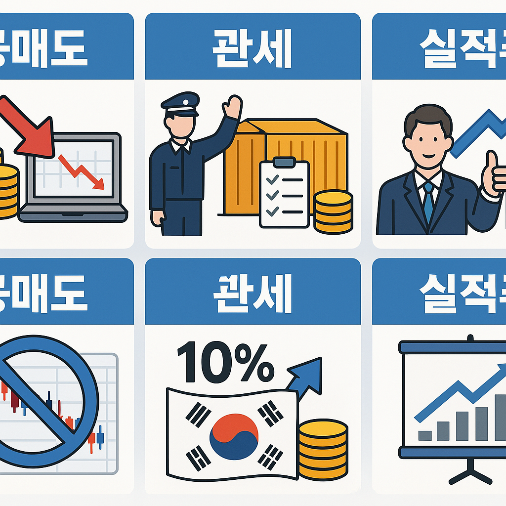 공매도 관세 실적