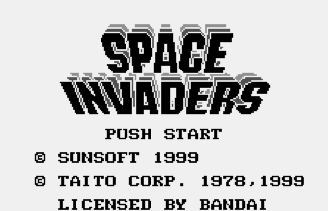  WS - Space Invaders (원더스완 / ワンダースワン 게임 롬파일 다운로드)