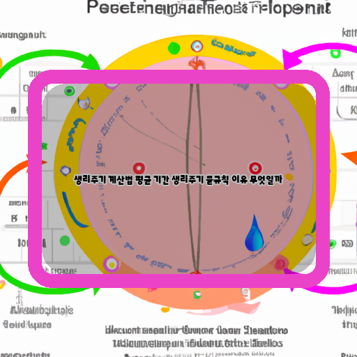 생리주기-계산법-불규칙함의-이유-여성-건강