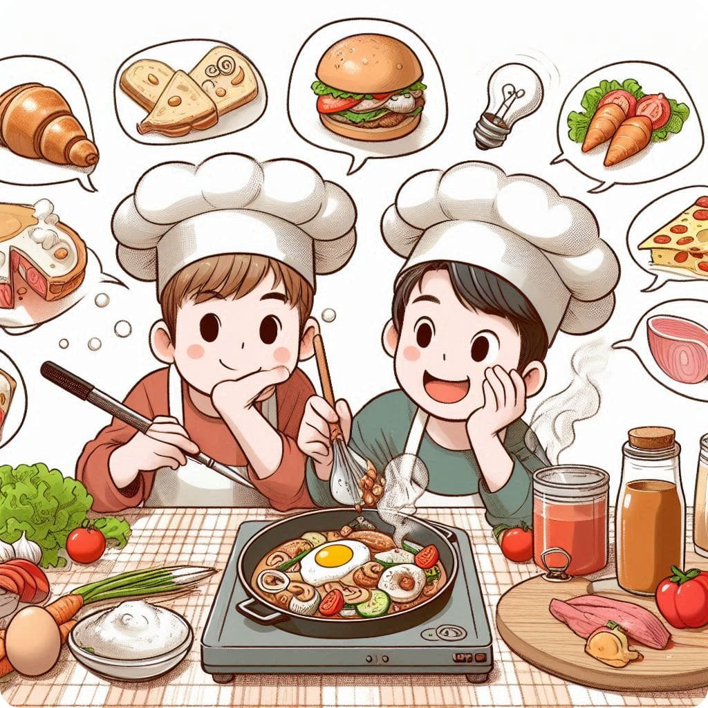 Cooking together