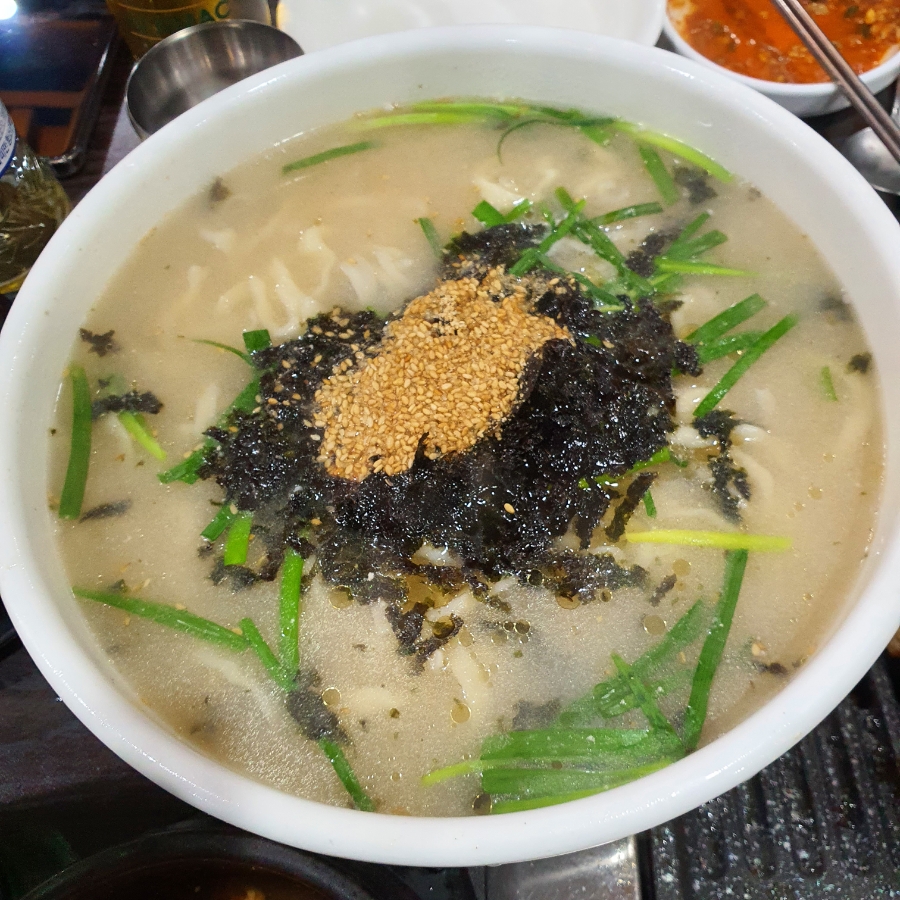 막창칼국수 이미지