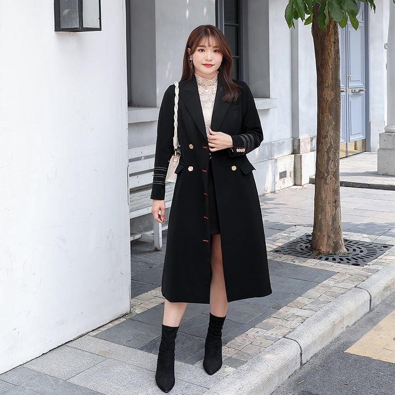 여성 여자 봄 코트 통통녀 정장 오피스룩 하