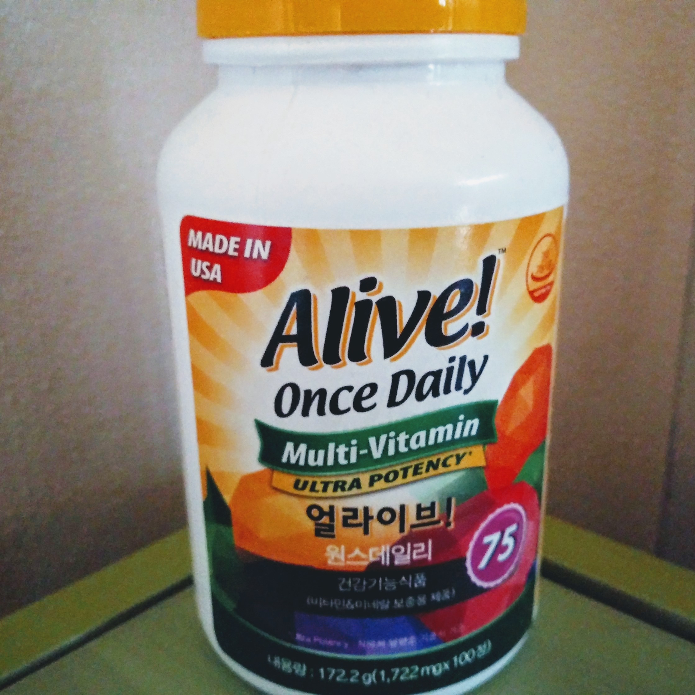  얼라이브(Alive) 멀티비타민(3년 복용),맥스 데일리 비교