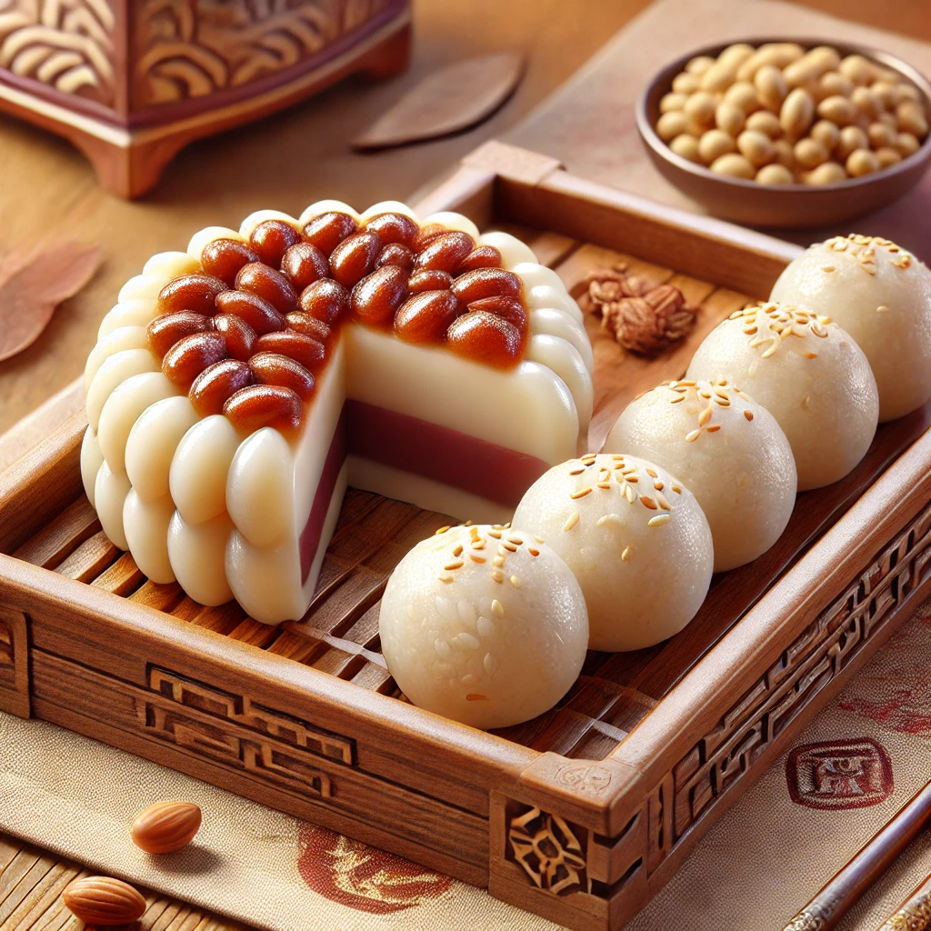 1. 찹쌀떡과 경단의 기본 구성과 영양 성분