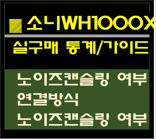  소니WH1000XM4 추천 순위- 실사용자 통계, 추천 제품별 (2021년 3월)