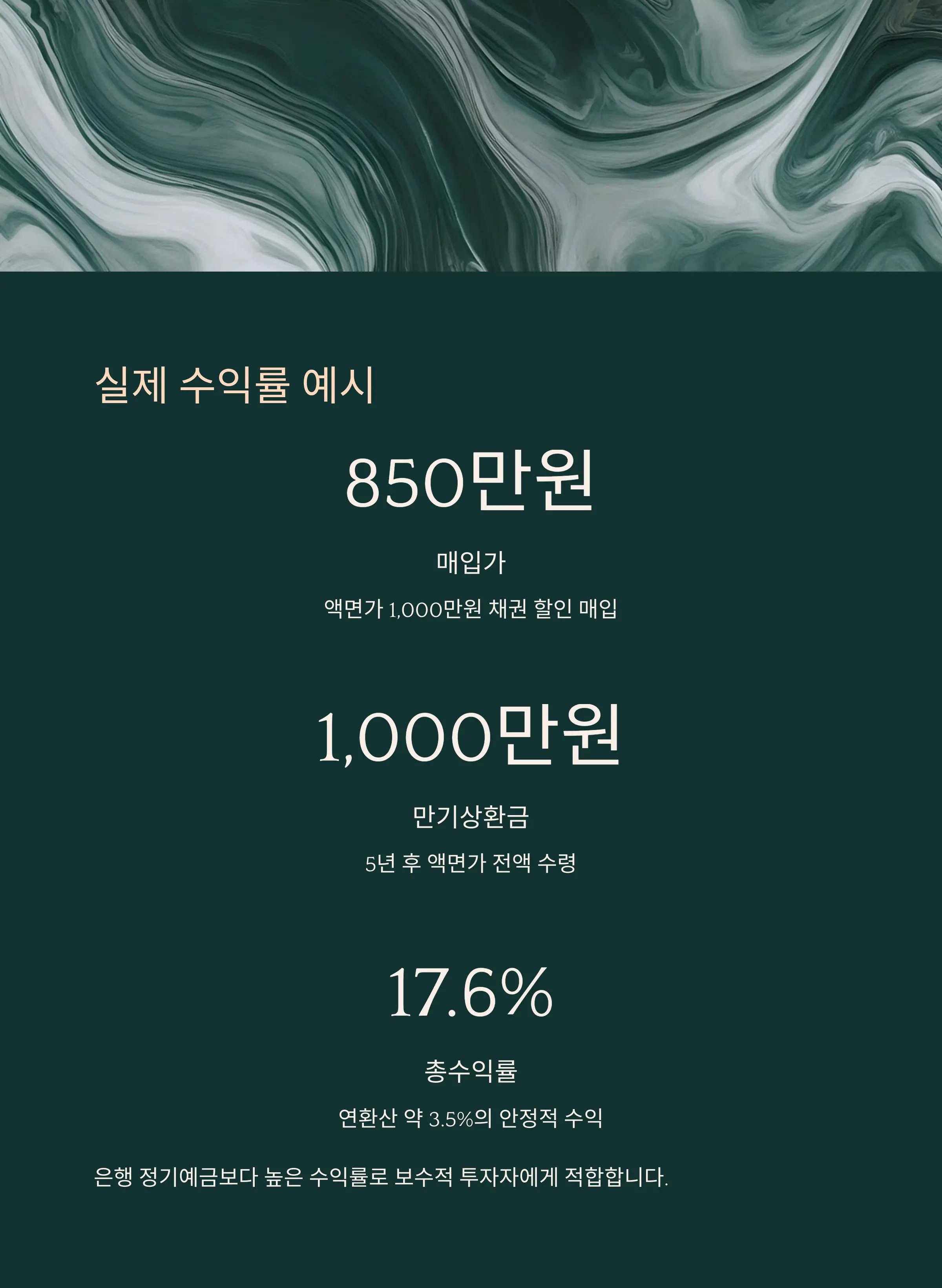 주택채권 투자 시 수익 비교