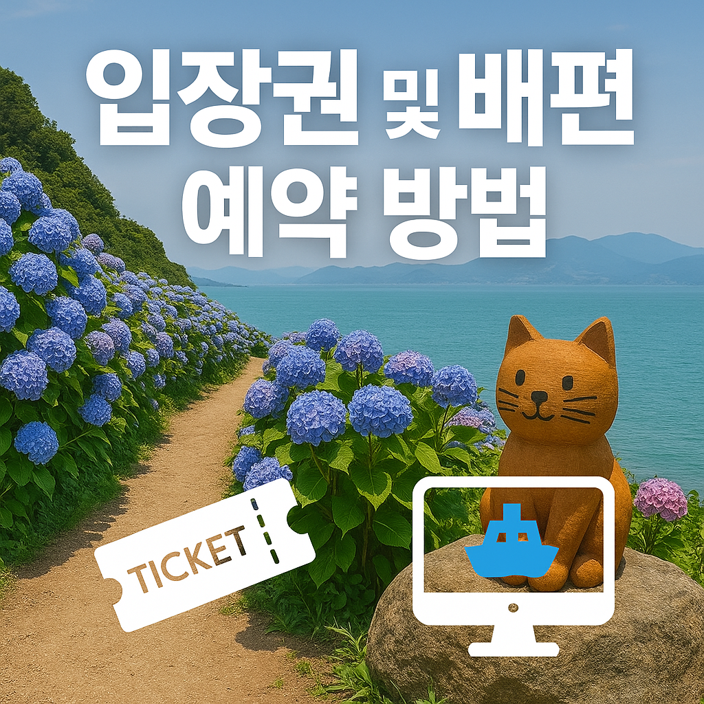 전남 고흥 쑥섬 가는 법부터 예약까지 완벽 정리 (수국 시즌 필수코스!)