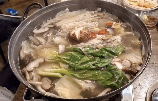 끓는 사태전골