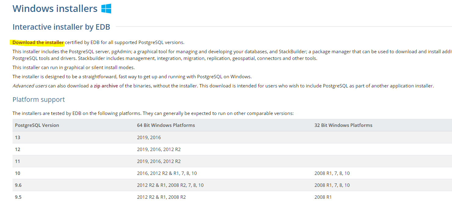  DB PostgreSQL 설치 및 사용