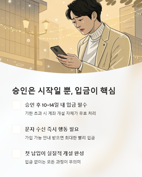 승인은 시작일 뿐 입금이 핵심
