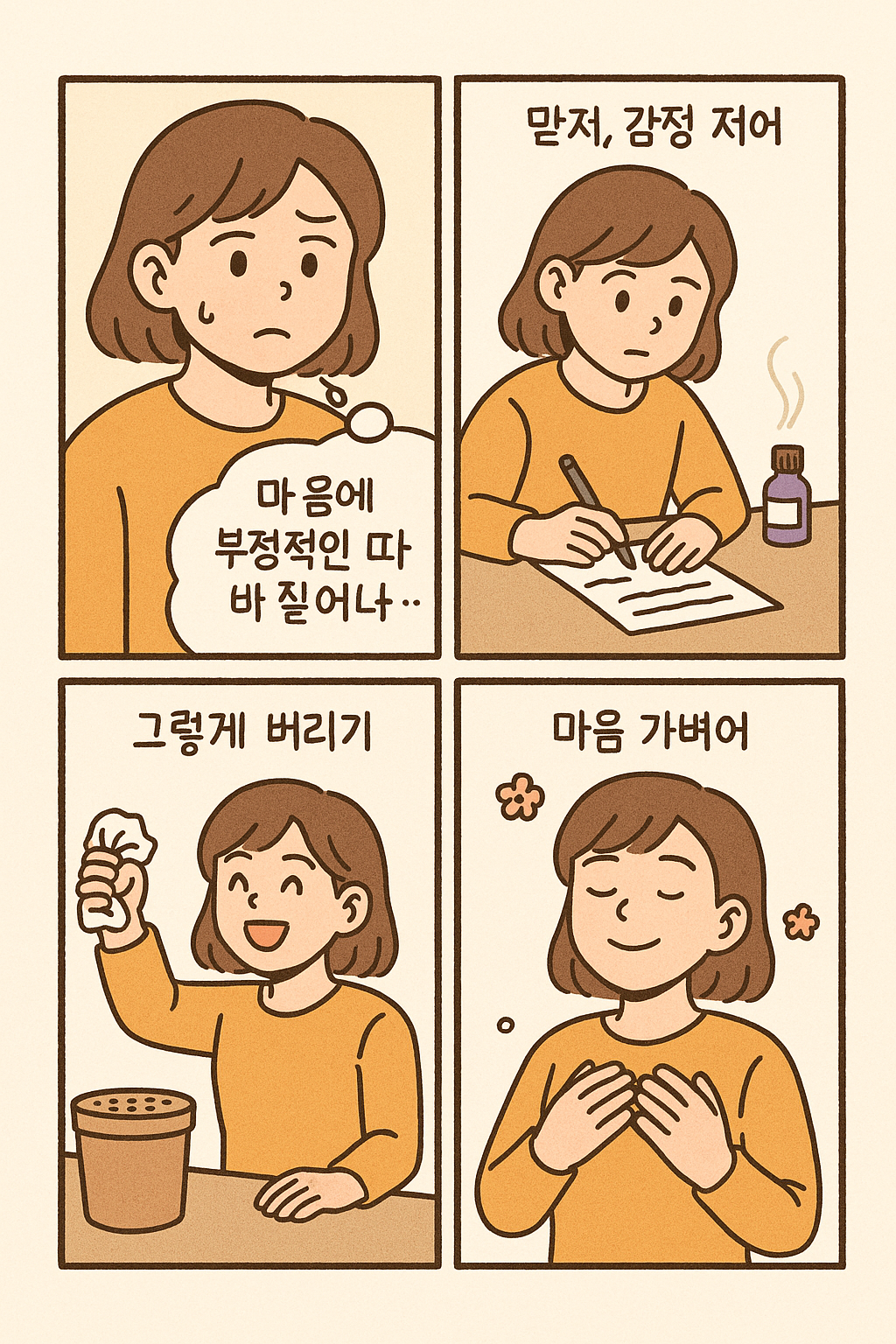 감정 쓰레기 비우기