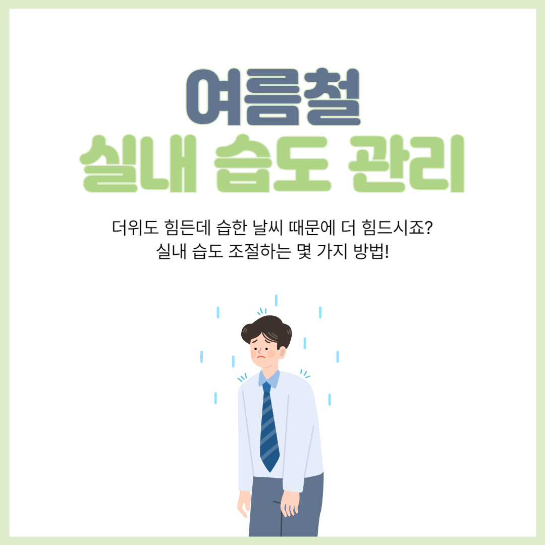 여름철 실내습도관리방법에 대한 썸네일