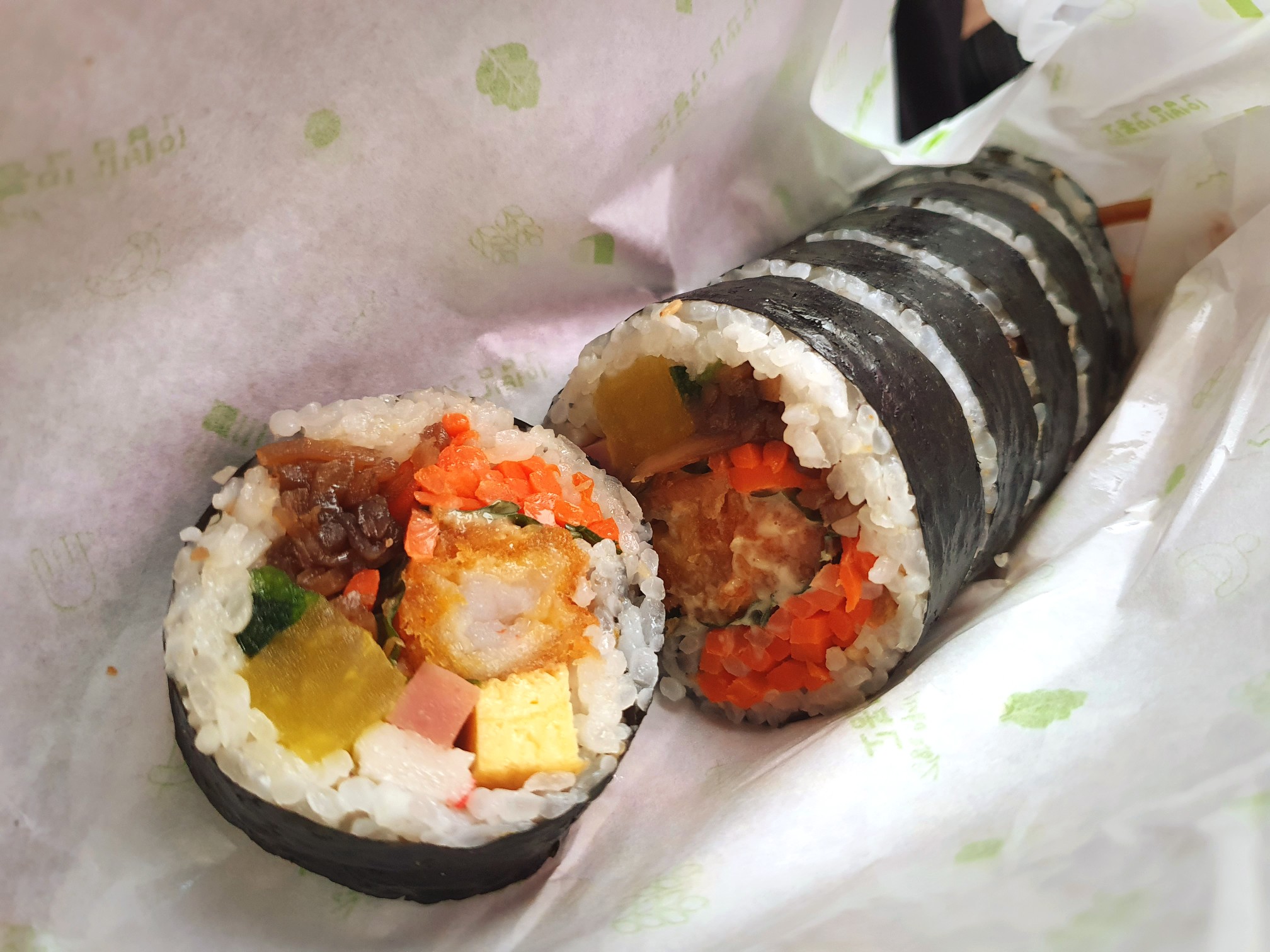  김밥은 역시 고봉민 대전맛집 새우김밥 메뉴 추천