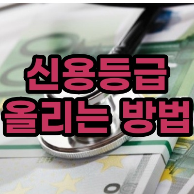  신용등급 올리는 방법