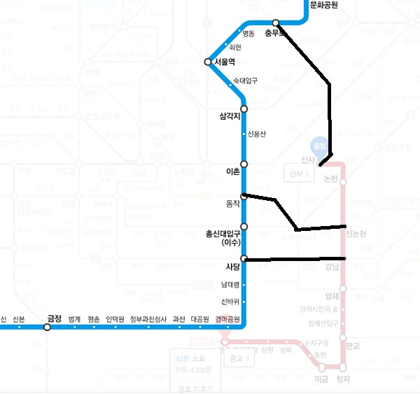 4-호선-신-분당선