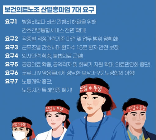 보건의료노조 파업종료