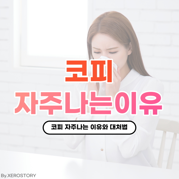  코피 자주나는 이유 원인은 뭘까??