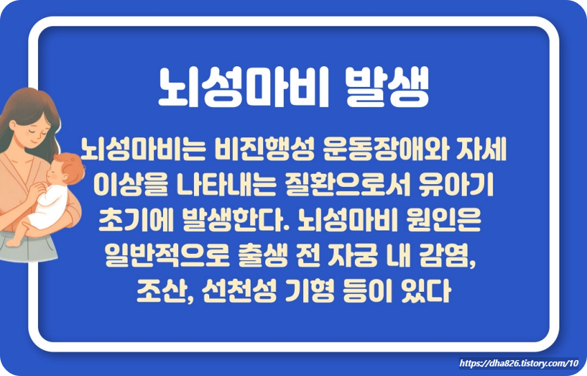뇌성마비 발생