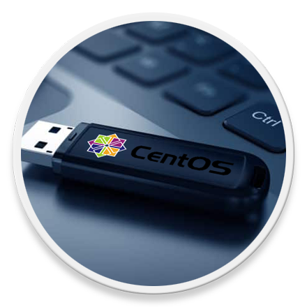 CentOS USB 부팅 디스크 로고