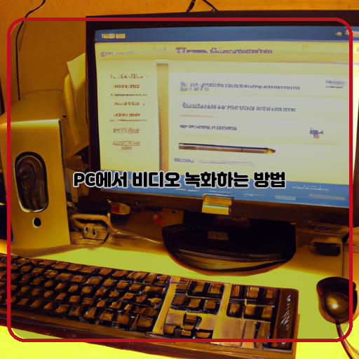 비디오-캡처-PC-방법