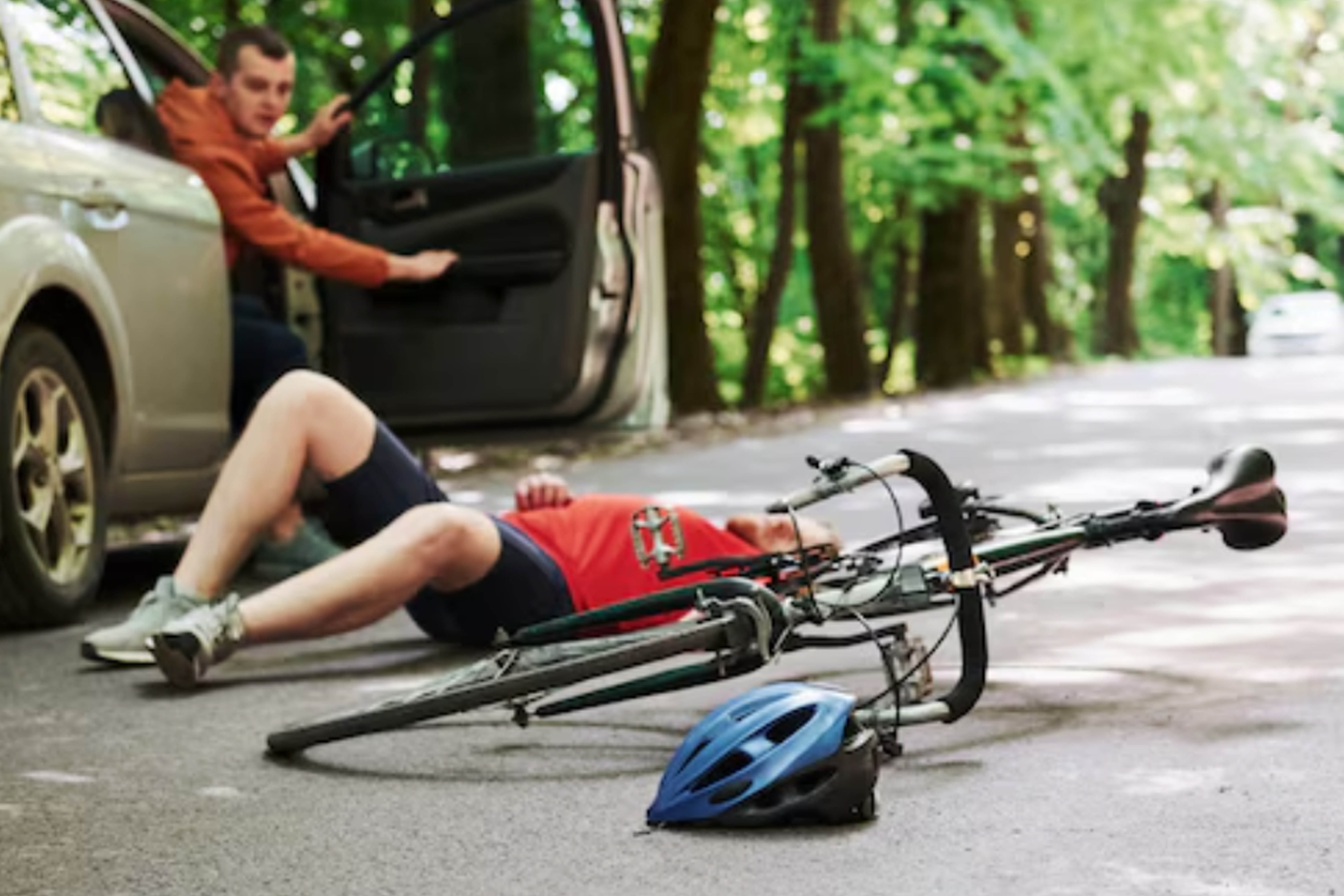 a-person-who-collapsed-on-the-road-in-a-bicycle-accident.