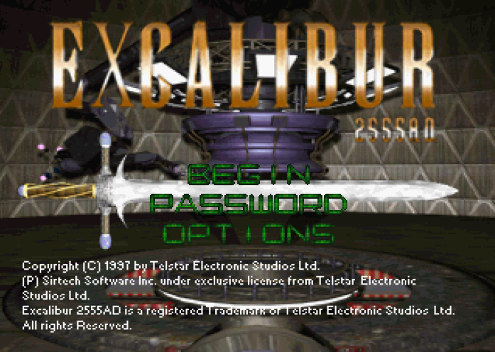  Telstar - 엑스칼리버 2555 A.D. 북미판 Excalibur 2555 A.D. USA (플레이 스테이션 - PS - iso 다운로드)