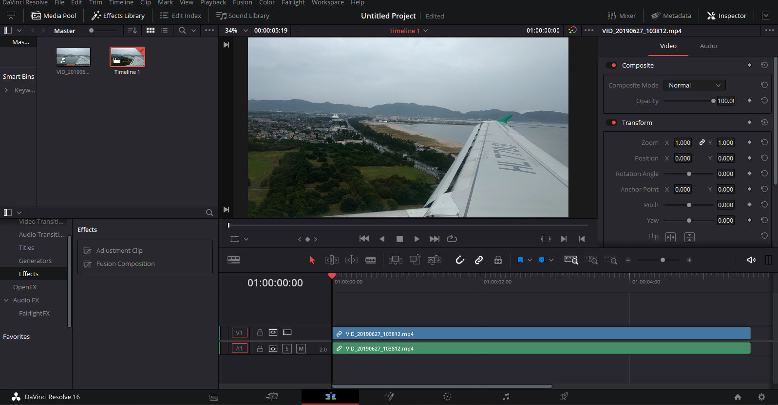 Edit탭에 영상삽입
