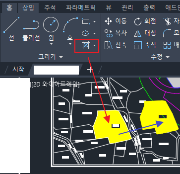  Qgis (AutoCad에서 영역추출, 및 Outline(누끼) 추출