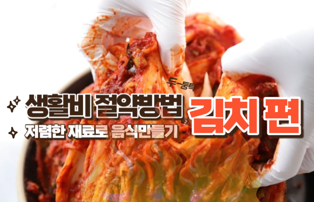 생활비 절약 김치편 표지
