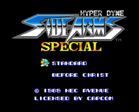  (NEC Avenue) 사이드암즈 스페셜 - サイドアームスペシャル Hyper Dyne SideArms Special (PC 엔진 CD ピーシーエンジンCD PC Engine CD - iso 파일 다운로드)