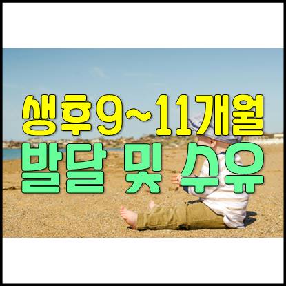  생후 9~11개월 아기, 키, 체중, 발달 , 수유