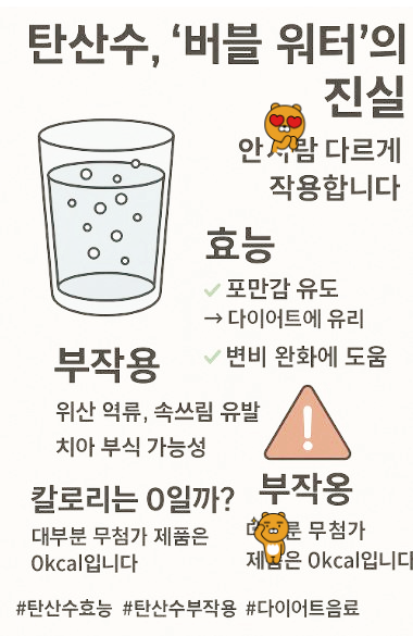 탄산후 효능에 대한 설명