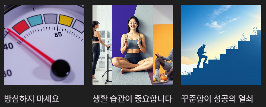 꾸준한 관리