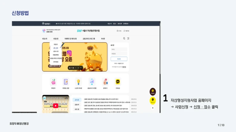 2025 서울시 희망두배 청년통장 신청방법 총정리 (조건&middot;자격&middot;서류까지)
